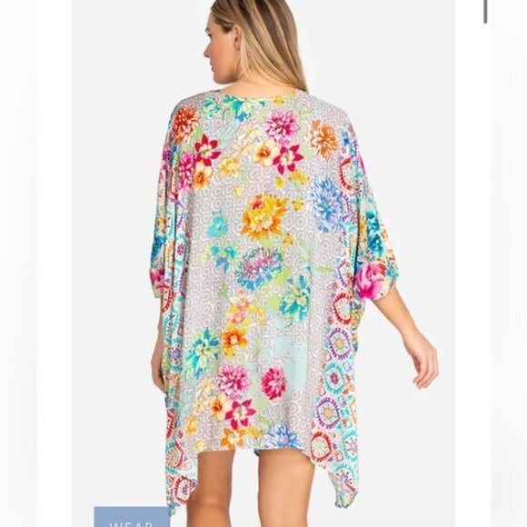 Johnny Was Pearce Short Kimono S/M - Picture 3 of 8